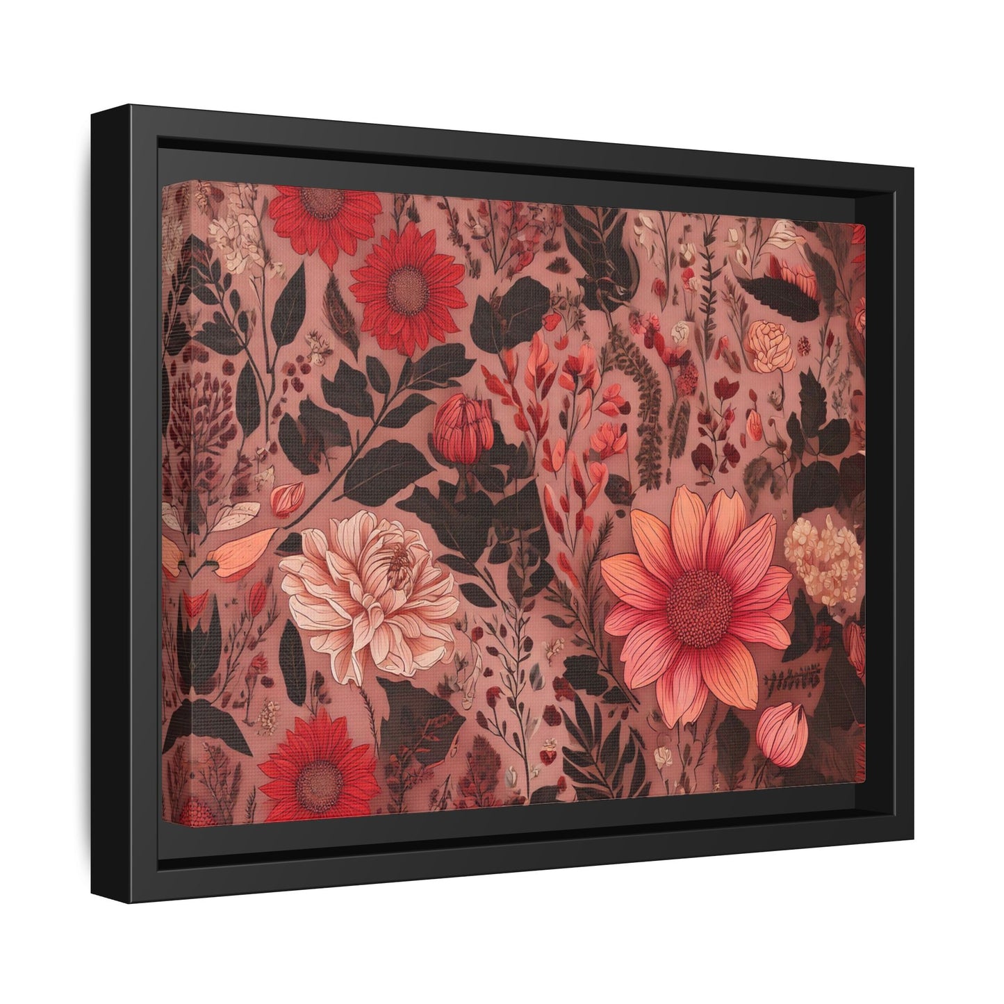 TBF106 Timeless Blooms - Matte Canvas, Framed (Multi-color)