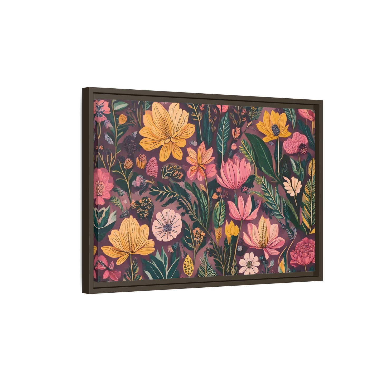 TBF110 Timeless Blooms - Matte Canvas, Framed (Multi-color)