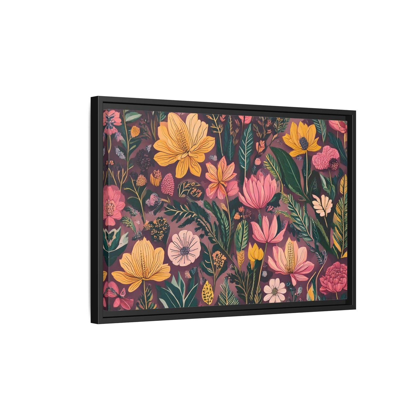 TBF110 Timeless Blooms - Matte Canvas, Framed (Multi-color)