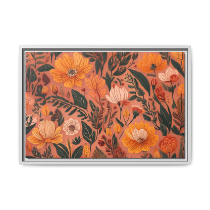 TBF107 Timeless Blooms - Matte Canvas, Framed (Multi-color)