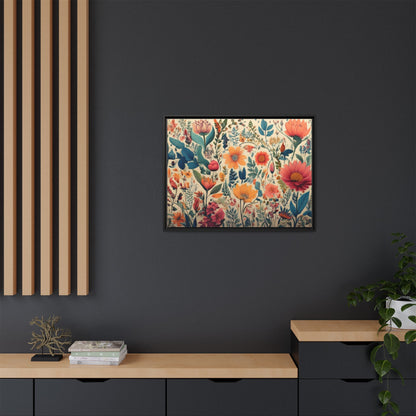 TBF112 Timeless Blooms - Matte Canvas, Framed (Multi-color)