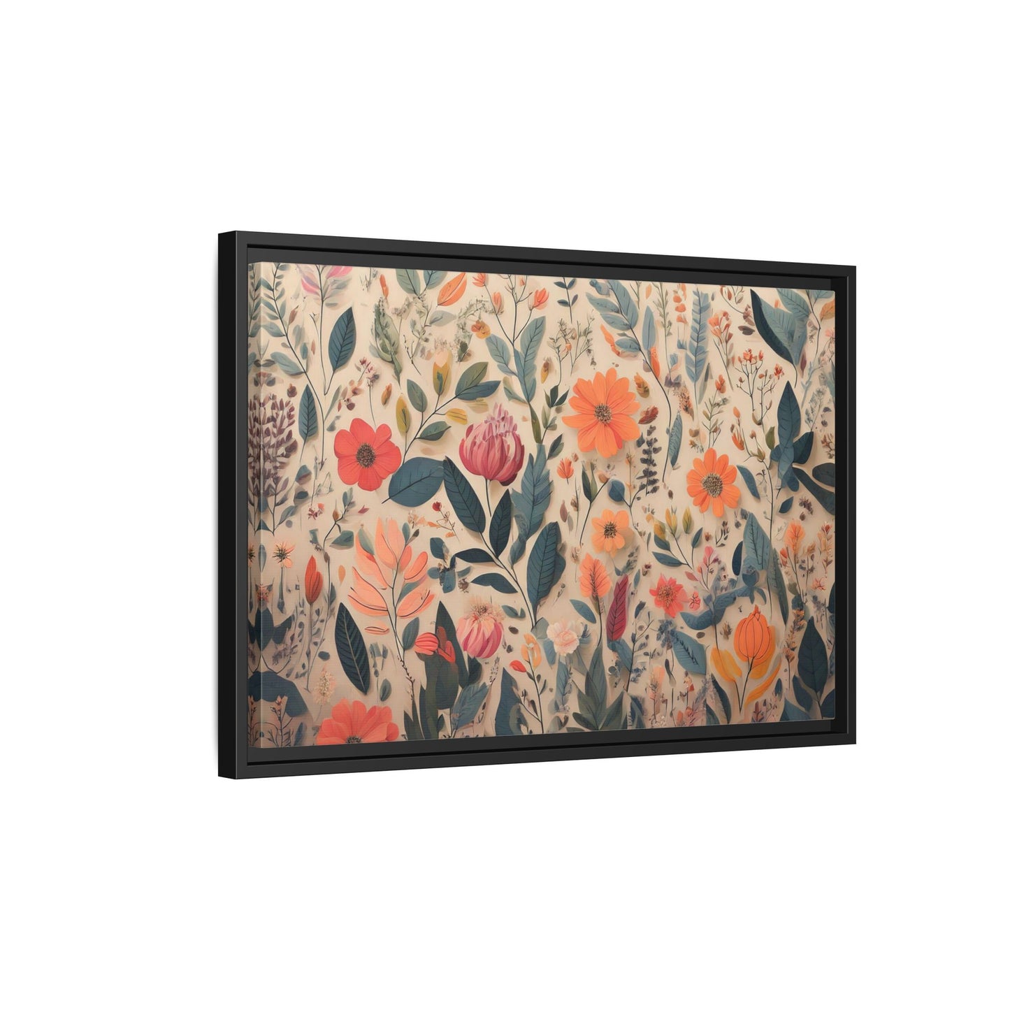 TBF103 Timeless Blooms - Matte Canvas, Framed (Multi-color)