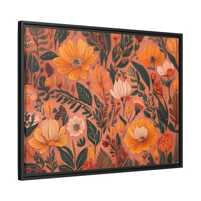 TBF107 Timeless Blooms - Matte Canvas, Framed (Multi-color)