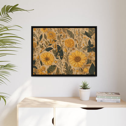 TBF104 Timeless Blooms - Matte Canvas, Framed (Multi-color)