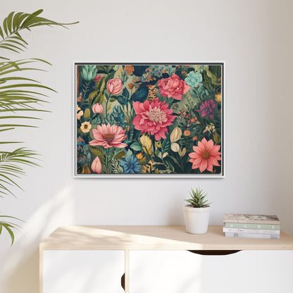 TBF109 Timeless Blooms - Matte Canvas, Framed (Multi-color)