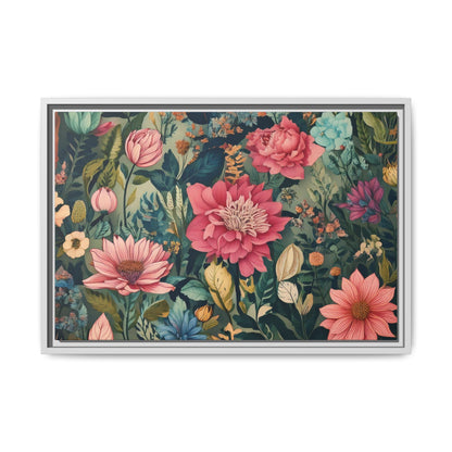 TBF109 Timeless Blooms - Matte Canvas, Framed (Multi-color)