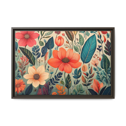 TBF105 Timeless Blooms - Matte Canvas, Framed (Multi-color)