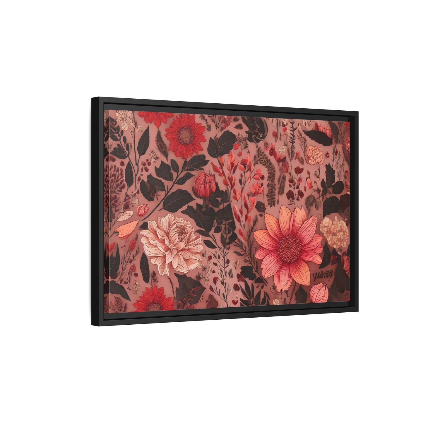 TBF106 Timeless Blooms - Matte Canvas, Framed (Multi-color)