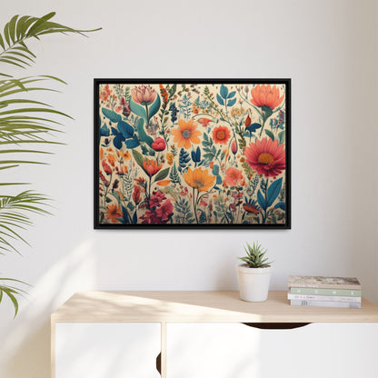 TBF112 Timeless Blooms - Matte Canvas, Framed (Multi-color)