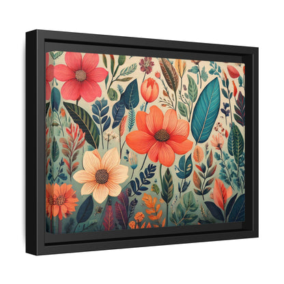 TBF105 Timeless Blooms - Matte Canvas, Framed (Multi-color)