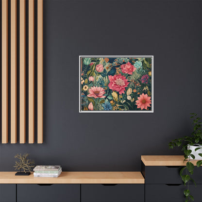 TBF109 Timeless Blooms - Matte Canvas, Framed (Multi-color)