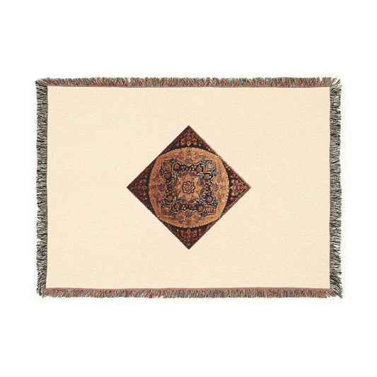 TRB123 Turkish Motif - Woven Blanket