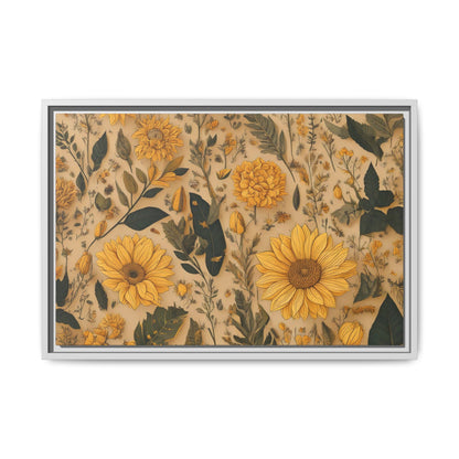 TBF104 Timeless Blooms - Matte Canvas, Framed (Multi-color)