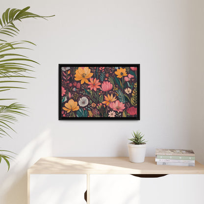 TBF108 Timeless Blooms - Matte Canvas, Framed (Multi-color)