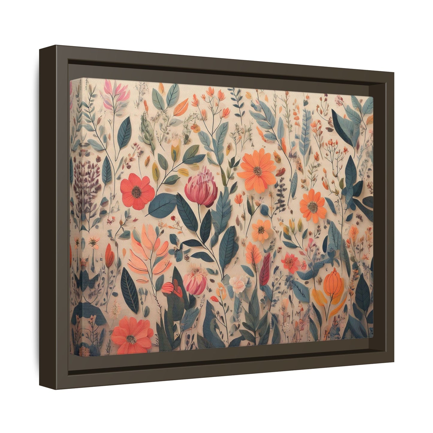 TBF103 Timeless Blooms - Matte Canvas, Framed (Multi-color)