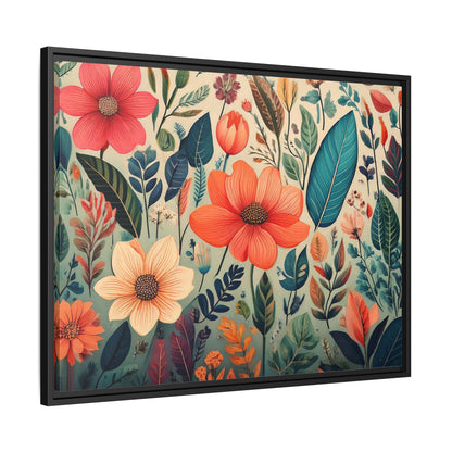 TBF105 Timeless Blooms - Matte Canvas, Framed (Multi-color)