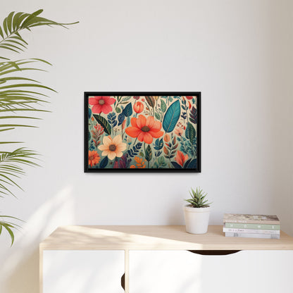 TBF105 Timeless Blooms - Matte Canvas, Framed (Multi-color)