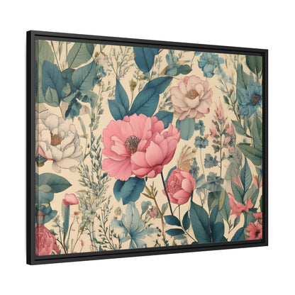 TBF101 Timeless Blooms - Matte Canvas, Framed (Multi-color)