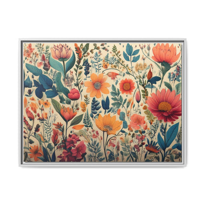 TBF112 Timeless Blooms - Matte Canvas, Framed (Multi-color)