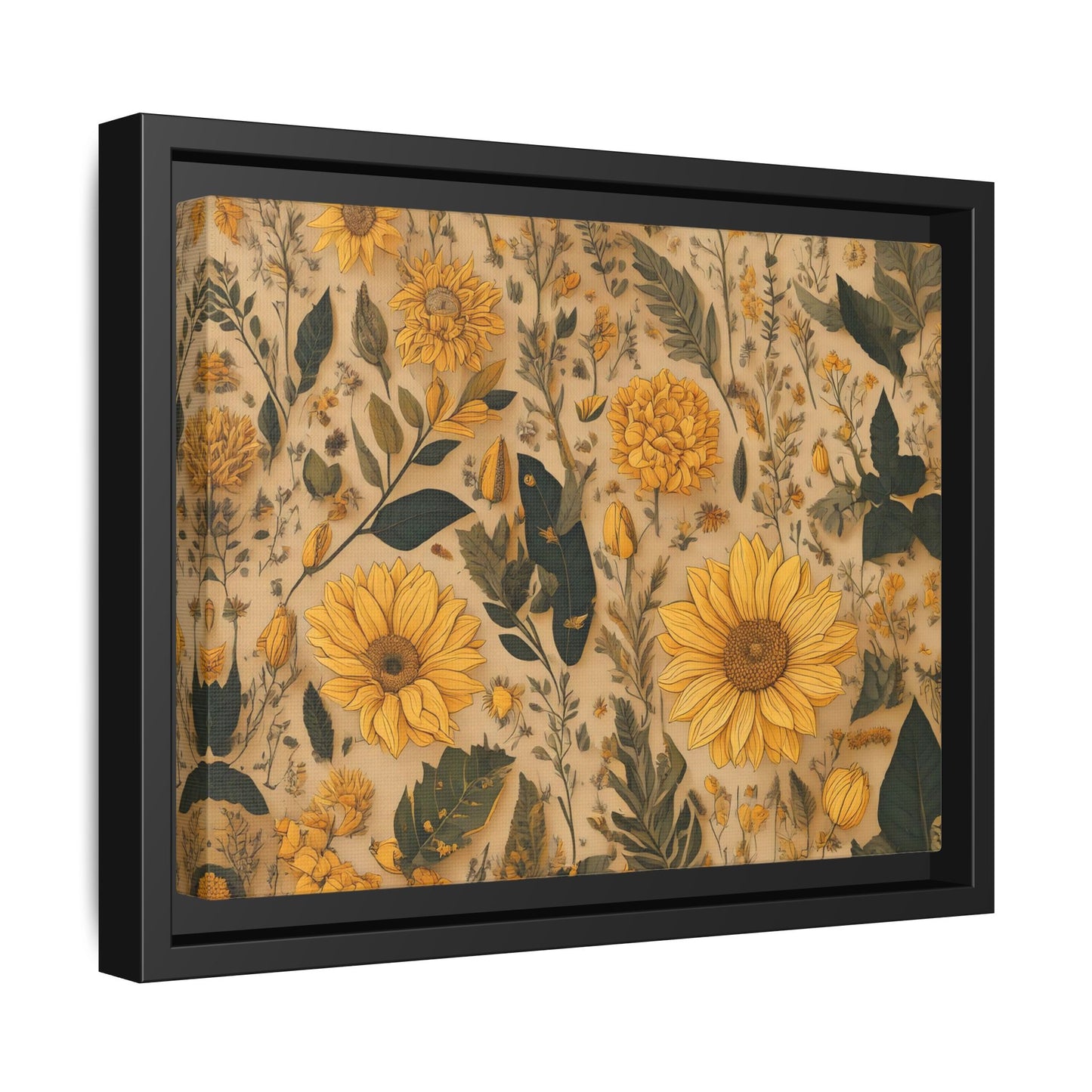 TBF104 Timeless Blooms - Matte Canvas, Framed (Multi-color)