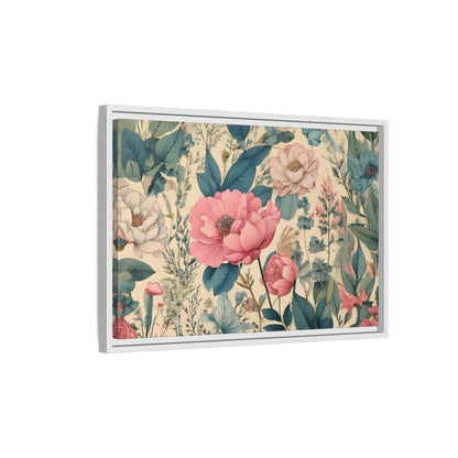 TBF101 Timeless Blooms - Matte Canvas, Framed (Multi-color)