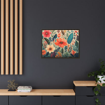 TBF105 Timeless Blooms - Matte Canvas, Framed (Multi-color)