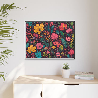 TBF102 Timeless Blooms - Matte Canvas, Framed (Multi-color)