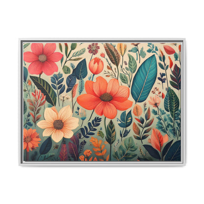 TBF105 Timeless Blooms - Matte Canvas, Framed (Multi-color)