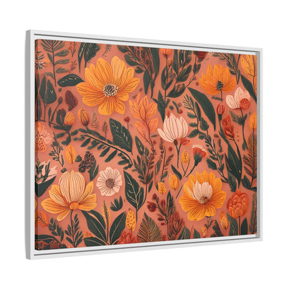 TBF107 Timeless Blooms - Matte Canvas, Framed (Multi-color)