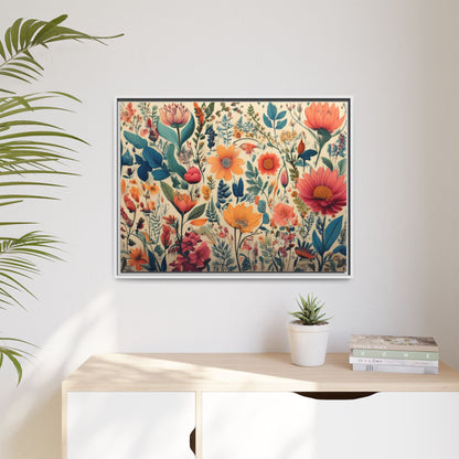 TBF112 Timeless Blooms - Matte Canvas, Framed (Multi-color)