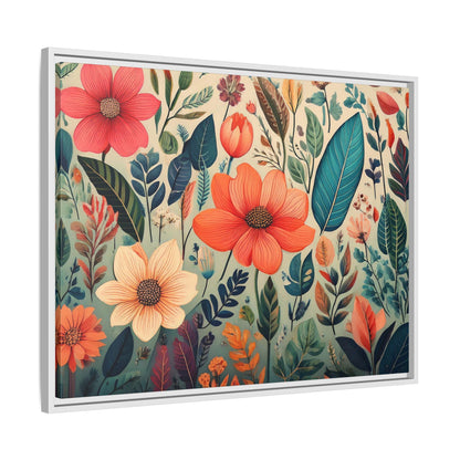 TBF105 Timeless Blooms - Matte Canvas, Framed (Multi-color)