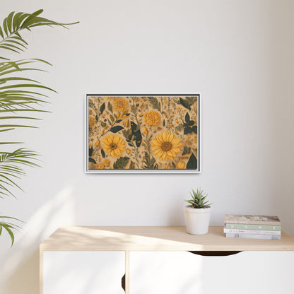 TBF104 Timeless Blooms - Matte Canvas, Framed (Multi-color)