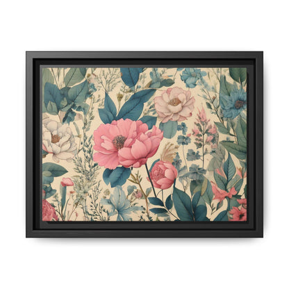 TBF101 Timeless Blooms - Matte Canvas, Framed (Multi-color)