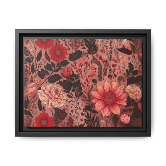 TBF106 Timeless Blooms - Matte Canvas, Framed (Multi-color)