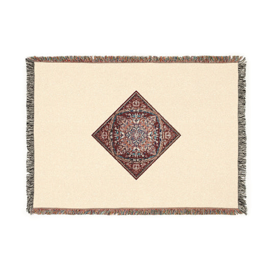 TRB124 Turkish Motif - Woven Blanket