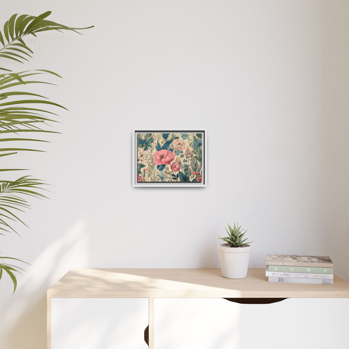 TBF101 Timeless Blooms - Matte Canvas, Framed (Multi-color)