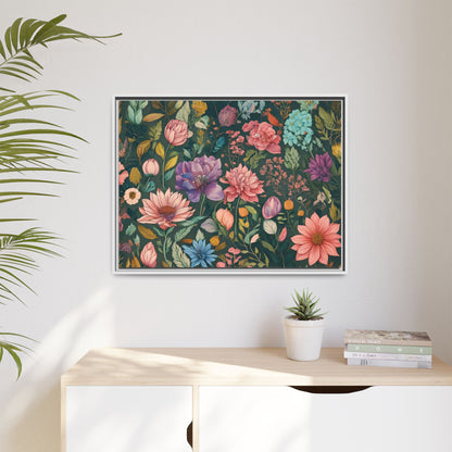 TBF111 Timeless Blooms - Matte Canvas, Framed (Multi-color)