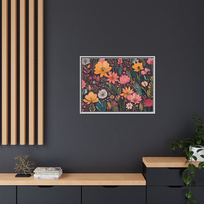 TBF108 Timeless Blooms - Matte Canvas, Framed (Multi-color)