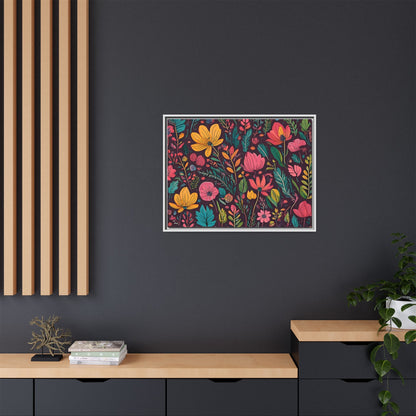 TBF102 Timeless Blooms - Matte Canvas, Framed (Multi-color)