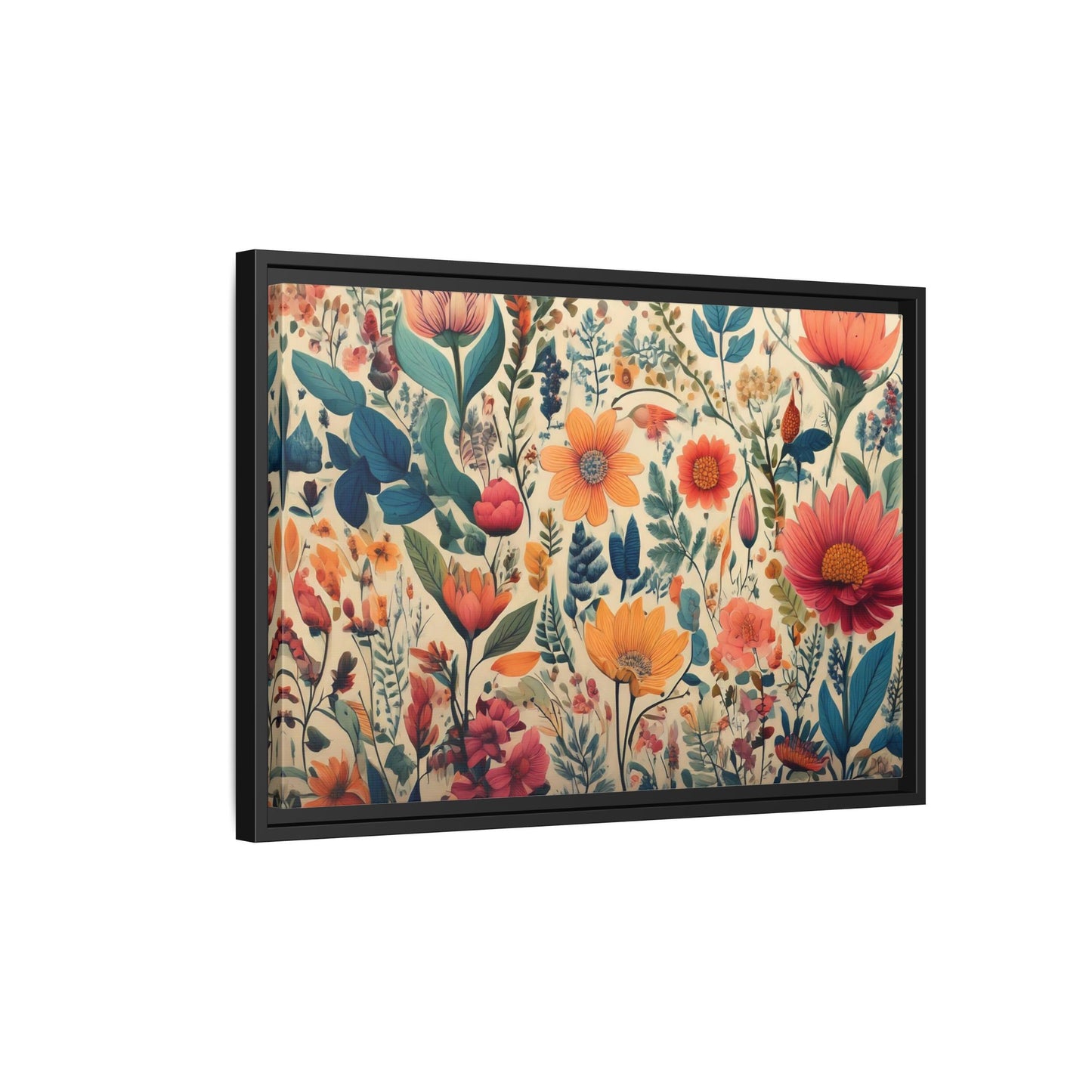 TBF112 Timeless Blooms - Matte Canvas, Framed (Multi-color)