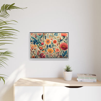 TBF112 Timeless Blooms - Matte Canvas, Framed (Multi-color)