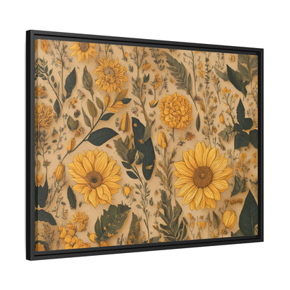 TBF104 Timeless Blooms - Matte Canvas, Framed (Multi-color)