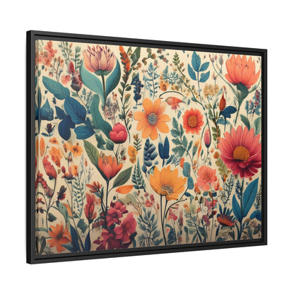 TBF112 Timeless Blooms - Matte Canvas, Framed (Multi-color)