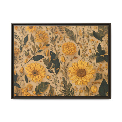 TBF104 Timeless Blooms - Matte Canvas, Framed (Multi-color)