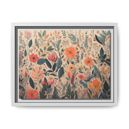 TBF103 Timeless Blooms - Matte Canvas, Framed (Multi-color)