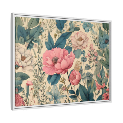 TBF101 Timeless Blooms - Matte Canvas, Framed (Multi-color)