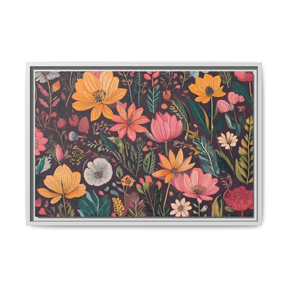 TBF108 Timeless Blooms - Matte Canvas, Framed (Multi-color)