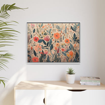 TBF103 Timeless Blooms - Matte Canvas, Framed (Multi-color)