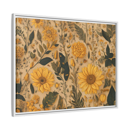 TBF104 Timeless Blooms - Matte Canvas, Framed (Multi-color)