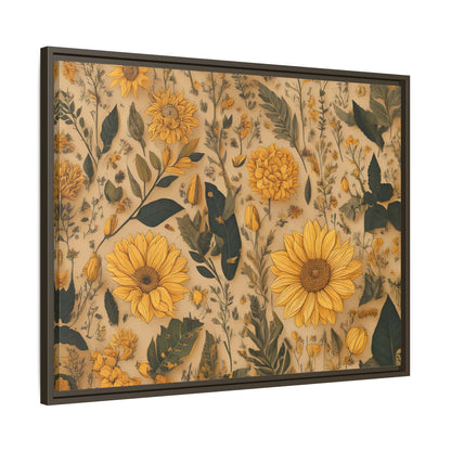 TBF104 Timeless Blooms - Matte Canvas, Framed (Multi-color)